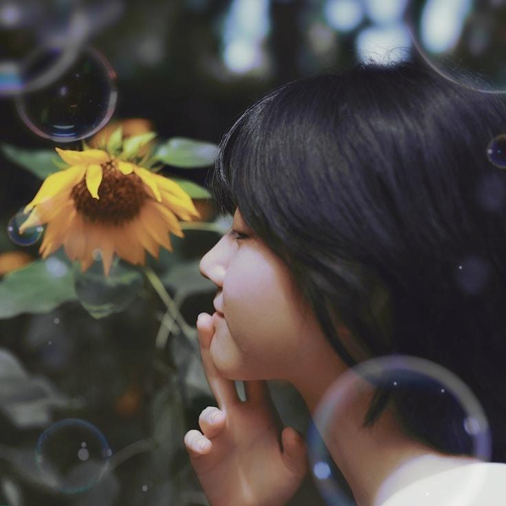 Portrait of Anaya meditation instructor